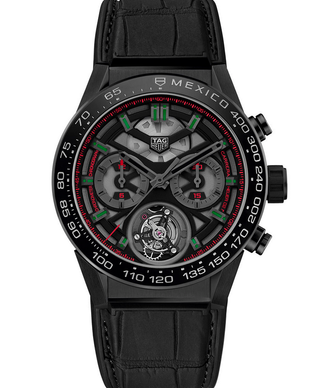 AAA Replica TAG Heuer Carrera Calibre Heuer 02T COSC Mexico Limited Edition Watch CAR5A8V.FC6377